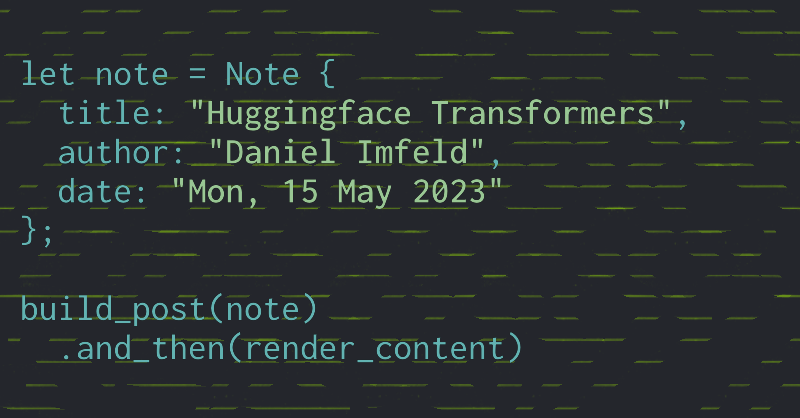 Daniel Imfeld Daniel Imfeld